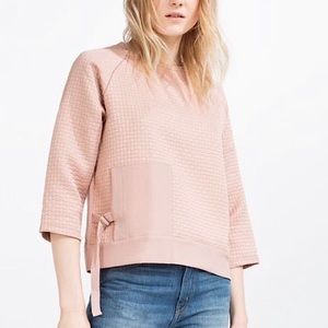 Zara Blush Pink Quilted Top